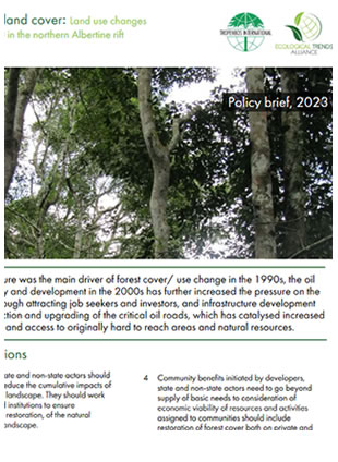 Land Cover Changes Bugoma Landscape